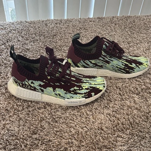 Adidas NMD Datamosh 2.0 Maroon - Picture 2 of 5